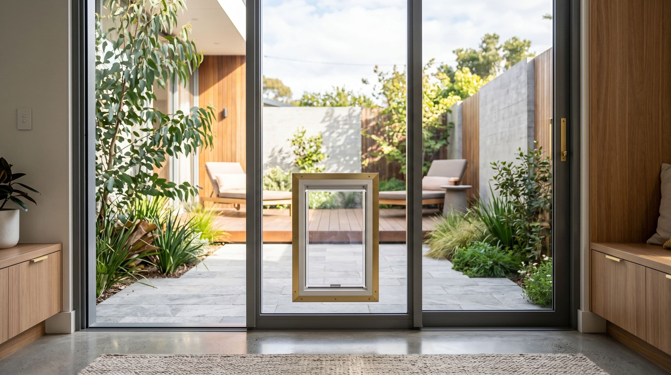 Pet doors by M.C Glass & Glazing in Adelaide