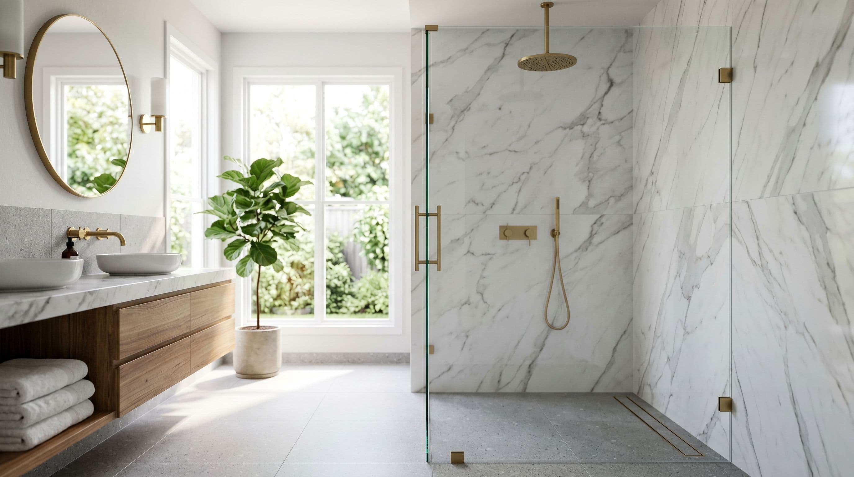 Shower screens by M.C Glass & Glazing in Adelaide