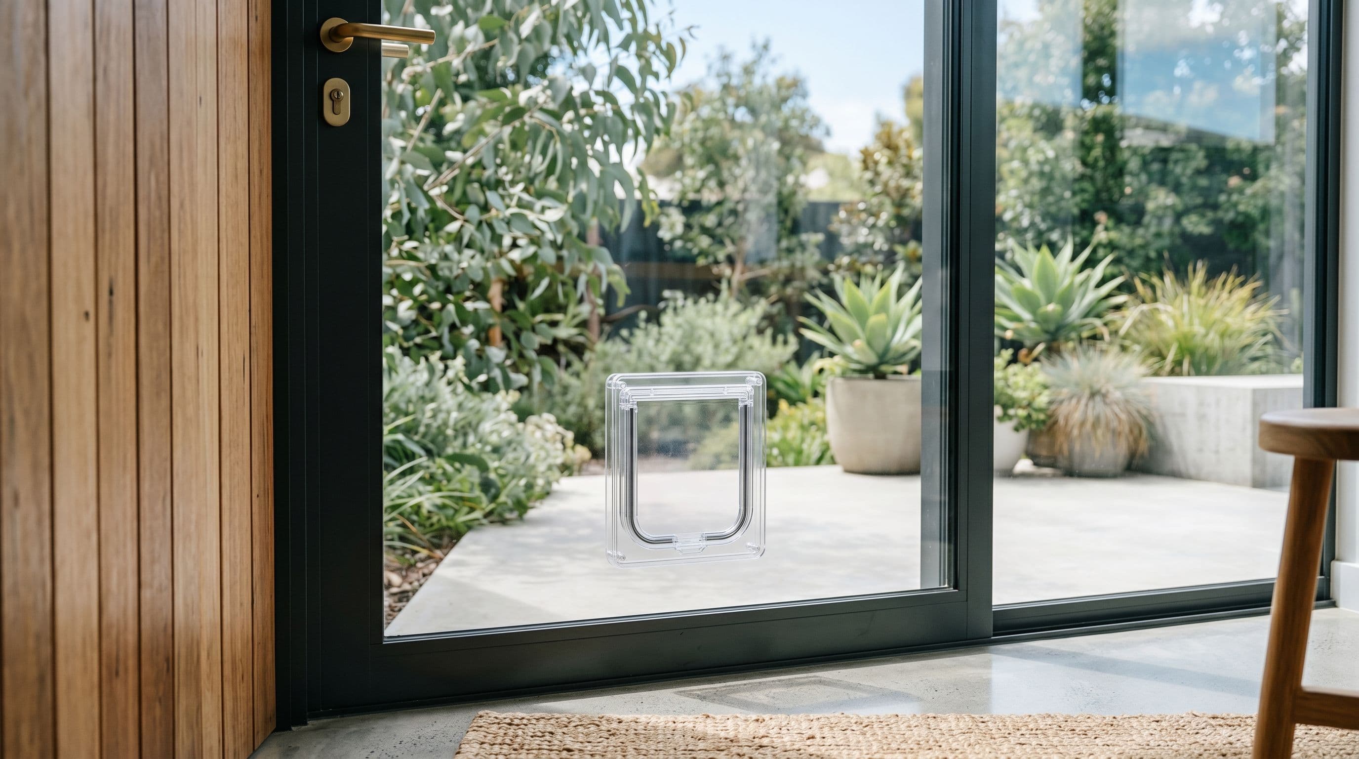 Cat doors by M.C Glass & Glazing in Adelaide