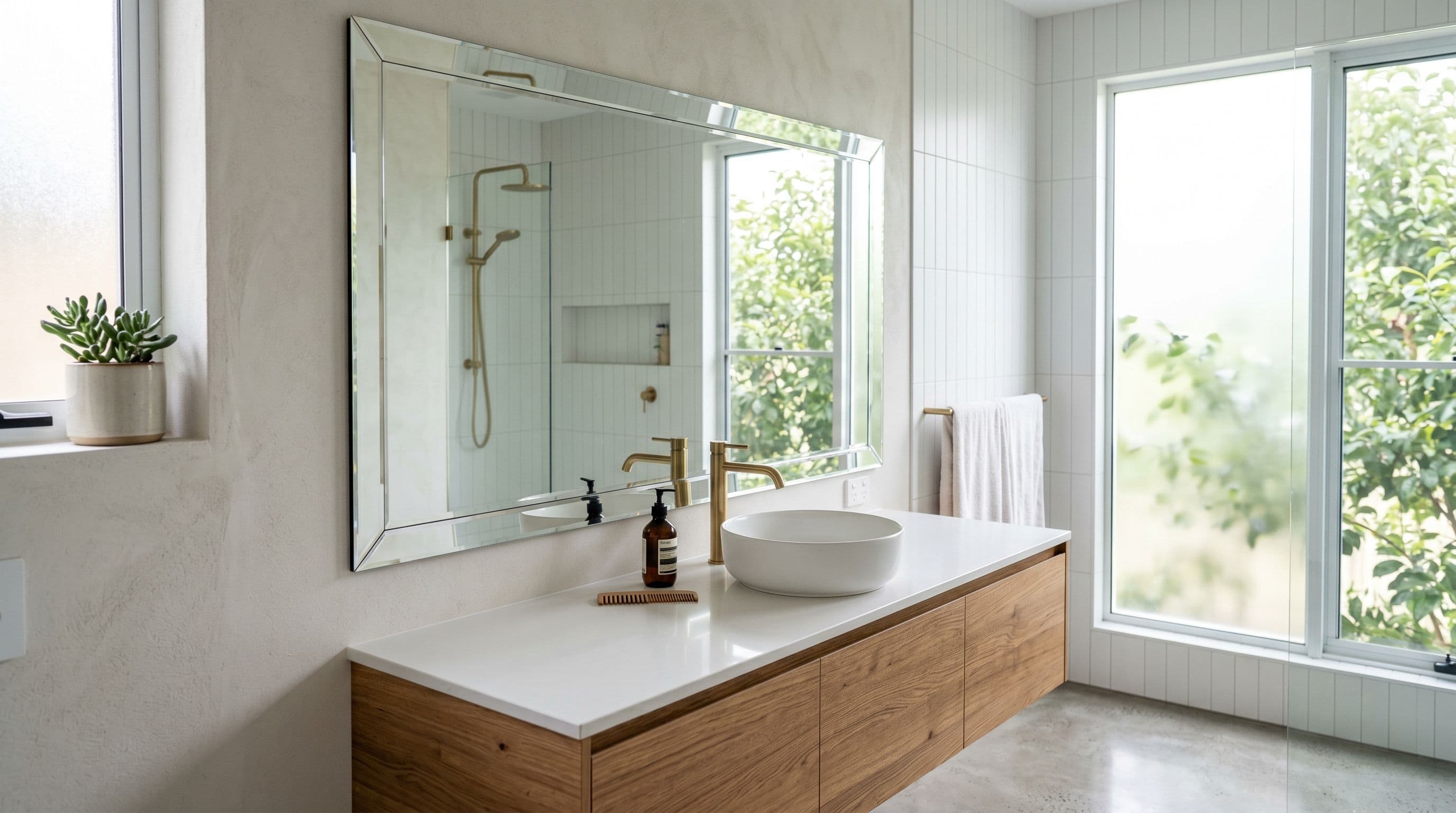 Glass mirrors by M.C Glass & Glazing in Adelaide