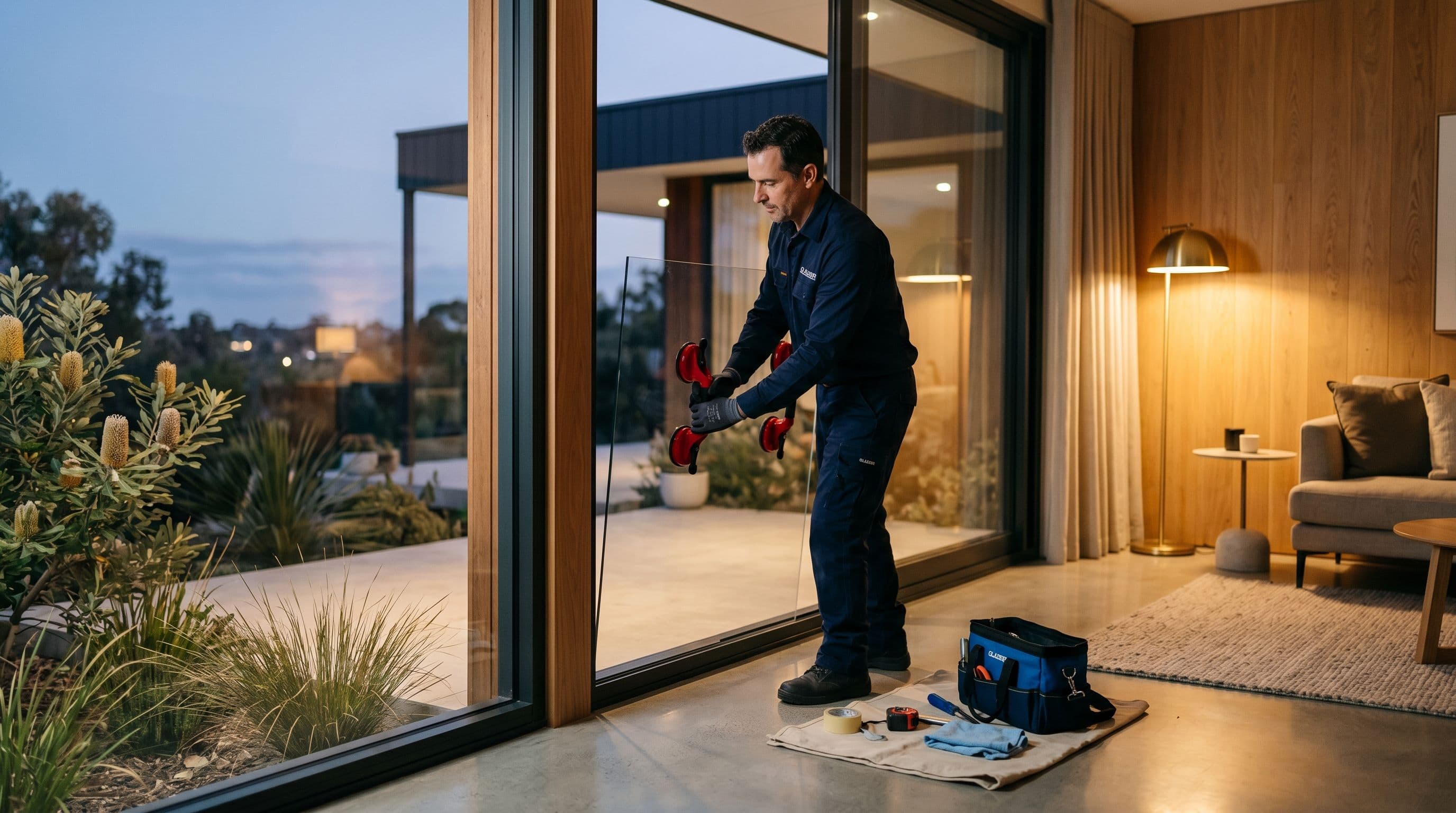 Emergency glazing by M.C Glass & Glazing in Adelaide